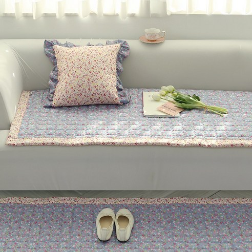 광목면의 부드러움으로 완성하는 사계절의 아늑함, 쉐리잔꽃 소파패드