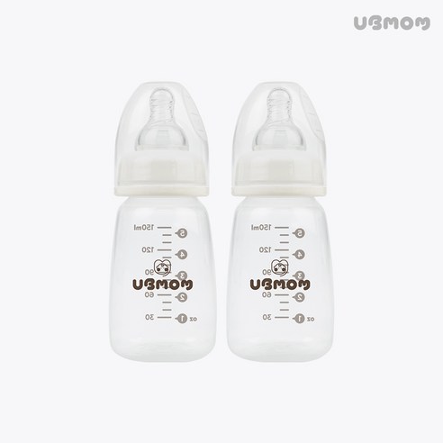 섬세한 아기를 위한 안전하고 편안한 선택, 유비맘 조리원 신생아용 PP 젖병