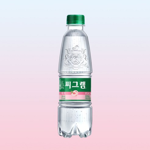 씨그램 탄산수 피치 복숭아 350ml X 24개(1박스), 24개