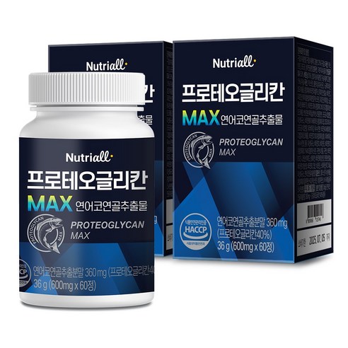 프로테오글리칸 MAX 연어코연골 600mg x 60정 2개월, 2개