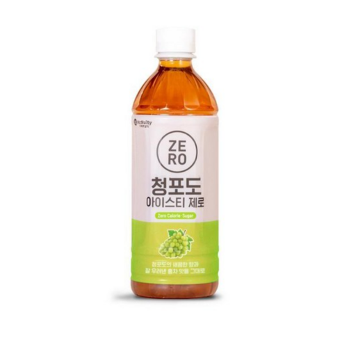 맥널티커피 청포도 아이스티 제로, 24개, 500ml
