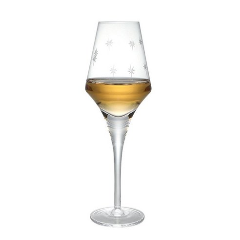 CHAMVIN 스타패턴 핸드카빙 크리스탈 럭셔리 코냑 블랜디 글라스 175ml, 6개