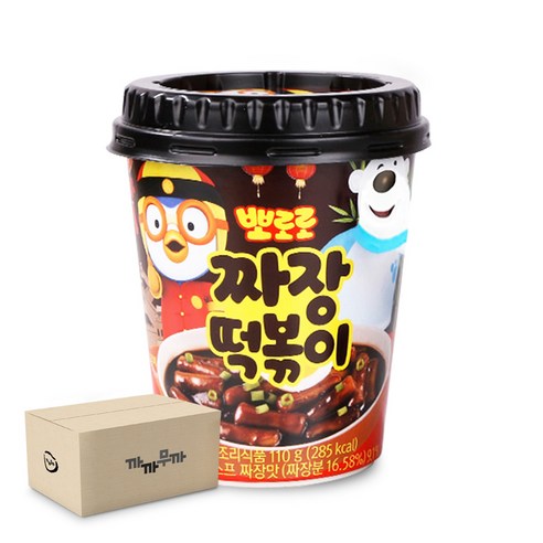 뽀로로 떡볶이 버스팩 짜장맛, 440g, 1개