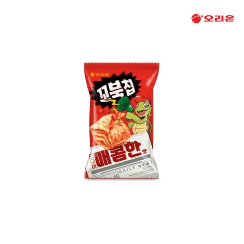 오리온 꼬북칩 매콤한맛, 80g, 3개