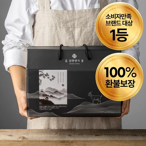 침향명가 흑염소 진액 100% 수침향 담은 자연방목, 90ml, 30개