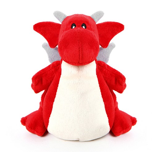 모찌 타운 미니 어린이 핫팩 인형 손난로 고양이 강아지 곰도리 캐릭터 전자레인지 재사용 핫앤핫 바로 핫팩, 32.드래곤 레드, 1개