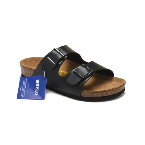 버켄스탁 Birkenstock 애리조나 편안한 코르크 패션 샌들 남여 공용 블랙