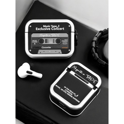 레트로 감성, 합리적인 가격, 네쎄시드 카세트테이프 에어팟 프로 2 케이스