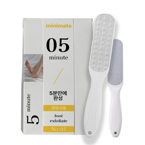 미니메이트 5분 발 각질제거기 발바닥 굳은살 뒷꿈치 각질케어, 1개, 1개입