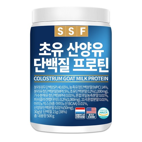 순수식품 초유 산양유 단백질 프로틴, 500g, 6개