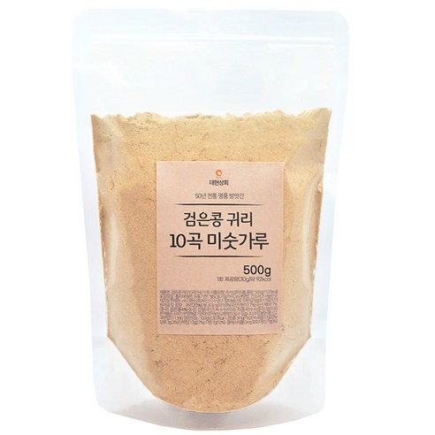 50년전통대현상회 무첨가 검은콩 귀리 10곡 미숫가루, 500g, 1개