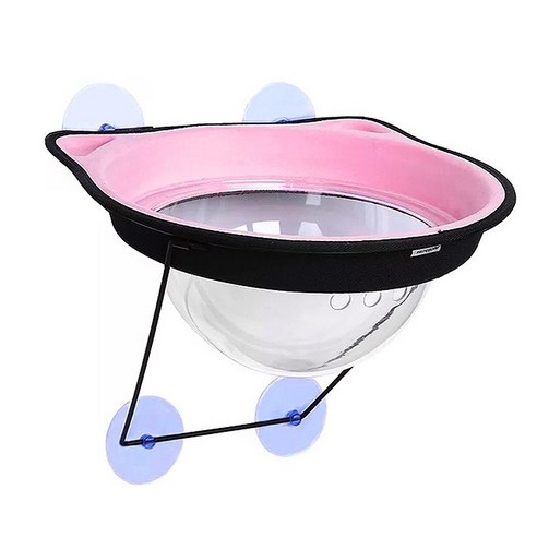위제트 고양이 창문해먹, 핑크, 1개