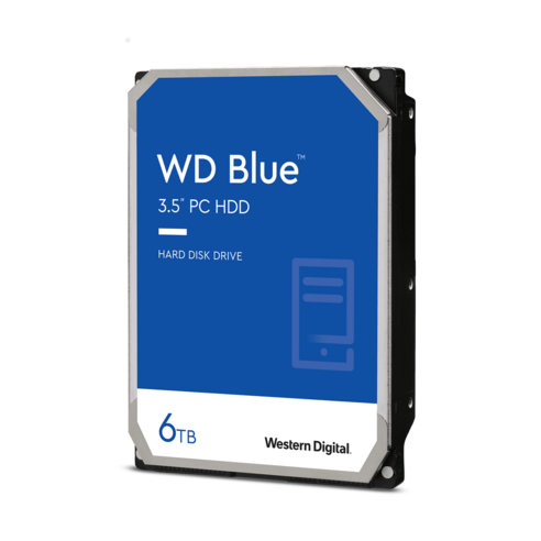 WD Blue HDD SATA3 하드디스크, WD60EZAX, 6TB