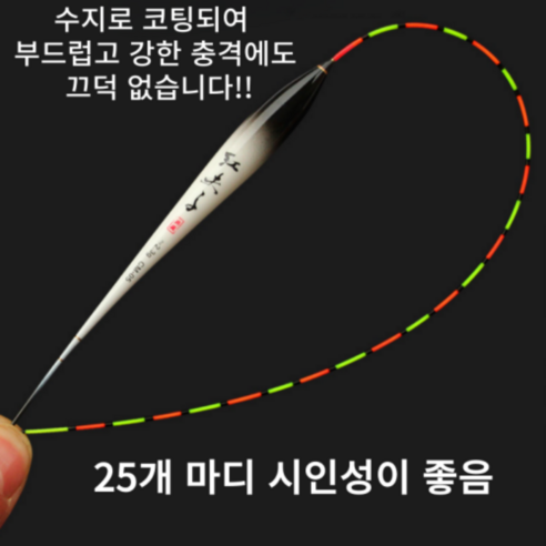 섬세한 손길로 빚어낸 예술, 구백가 CM-06 민물낚시찌