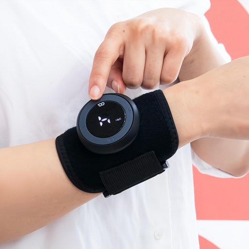 지친 일상 속 활력 충전, 오아 히트스팟W 미니 손목 무선 EMS 저주파 마사지기 OMS-037BK 사용 후기 오아손목마사지기