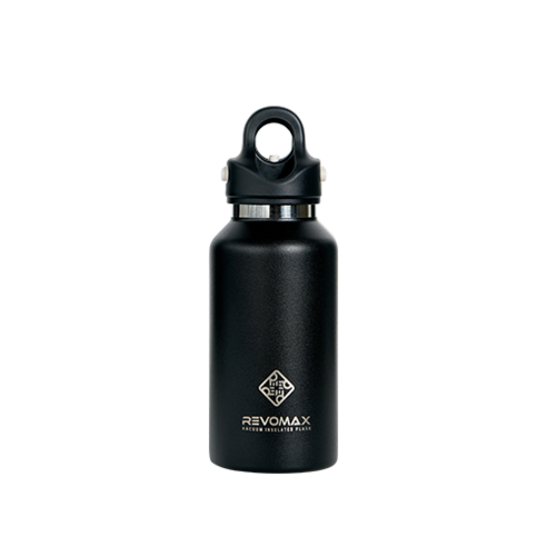 레보맥스v2 원터치 텀블러 대용량 보온보냉 REVOMAX 보온병, 12oz(355ml) 오닉스블랙