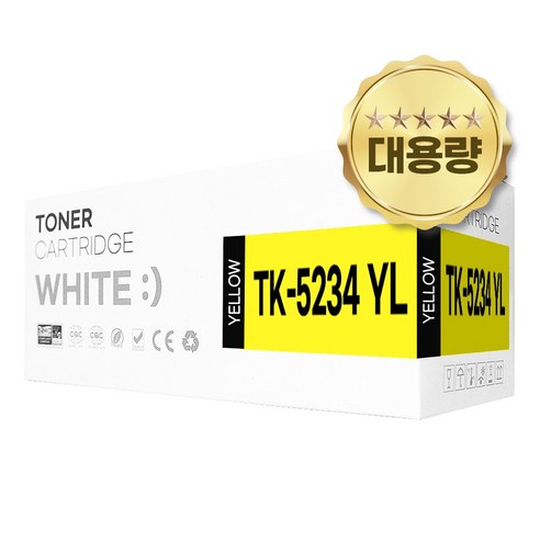 교세라 TK-5234 호환토너, 1개, 노랑