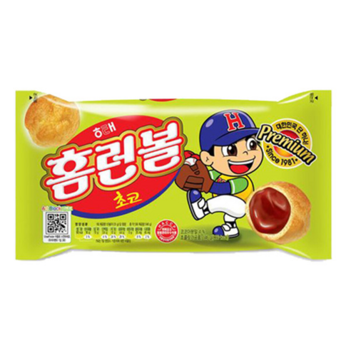해태 제과 홈런볼 초코, 41g, 8개