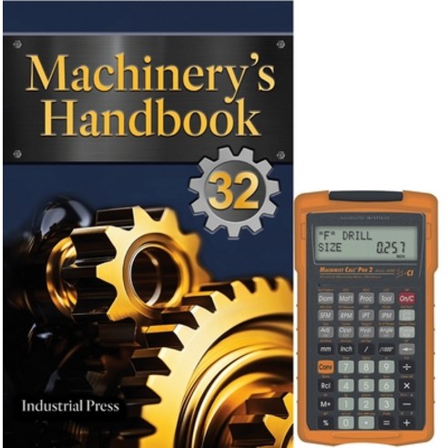 (영문도서) Machinery''s Handbook & Calc Pro 2 Combo: Large Print Hardcover, Industrial Press, English, 9780831145323