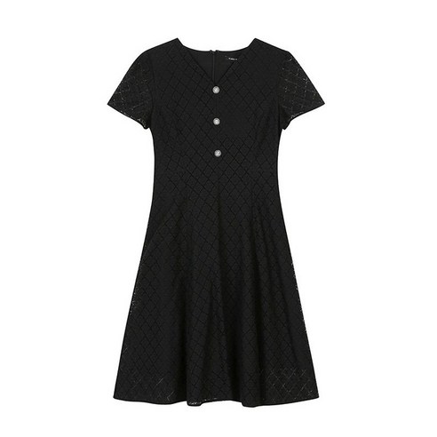 [백화점 정품] 플라스틱아일랜드 여름 롱 원피스 레이스 플레어 PQ2WO570