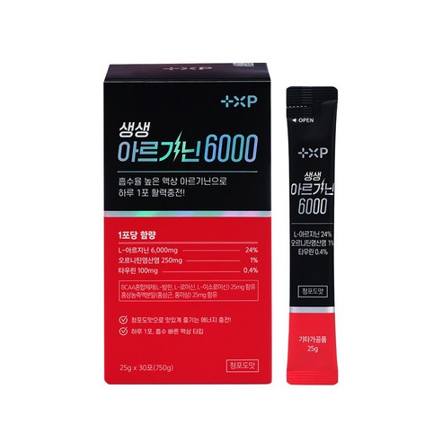 [길약방][약국정품]글루콤 포텐시에이터 라라올라 효과 생생아르기닌6000, 1개, 750g