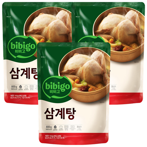 비비고 삼계탕, 800g, 2개