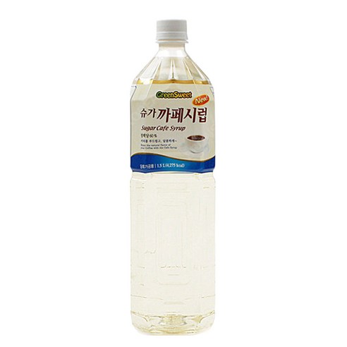 대상 슈가 카페시럽 1.5L 1개 커피원두 설탕 메이플 카페재료 토핑