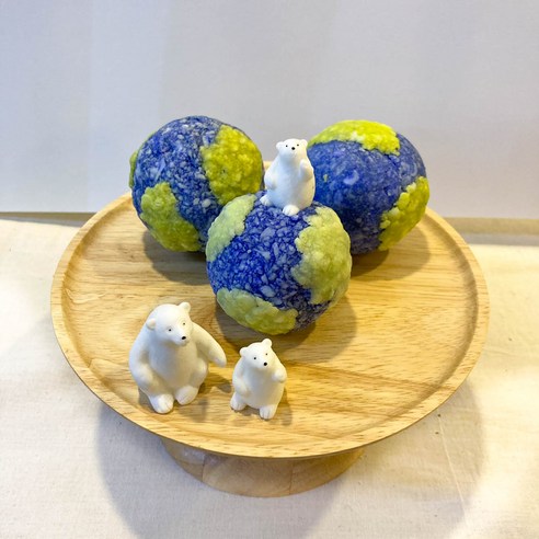 사랑스러운 북극곰 비누를 만들며 지구를 지켜주세요!