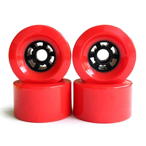 Xzante 스케이트 보드 바퀴 78A PU 큰 충격 흡수 90X52mm 롱보드 타이어 모터 DIY 액세서리 레드, 빨간색