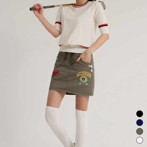 국산 중년 여성 편한 여름 골프 치마 바지 미니 스커트 golf skirt