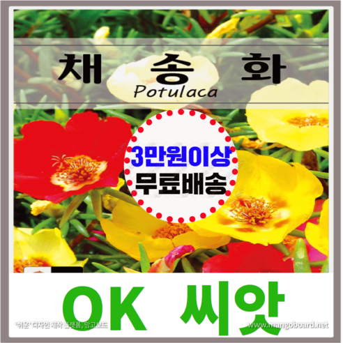 [OK씨앗] [채송화] 채송화씨앗 종자(오케이씨앗) - 채소씨앗 | 쿠팡