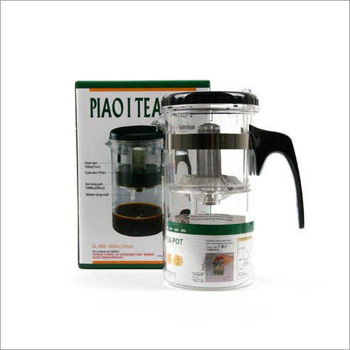 대만 PIAO 원터치 표일배 티포트, GL888, 1000ml