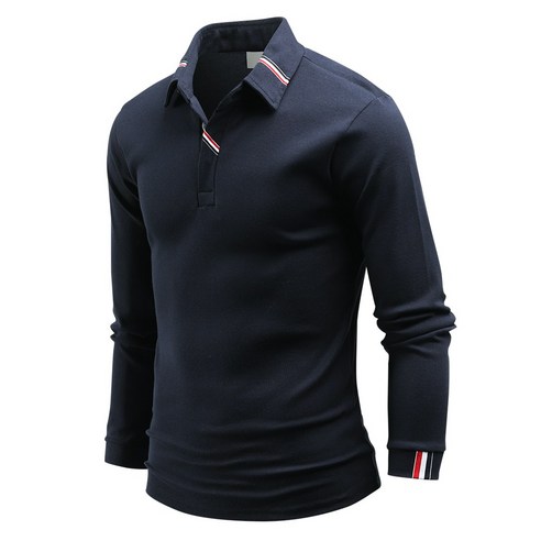 다꾸앙 남성 티셔츠 평소에도 멋진 긴팔 남자 카라티 C09H9_tp2275