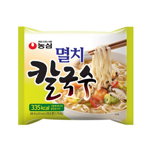   [농심]멸치칼국수 10봉, 98g, 20개