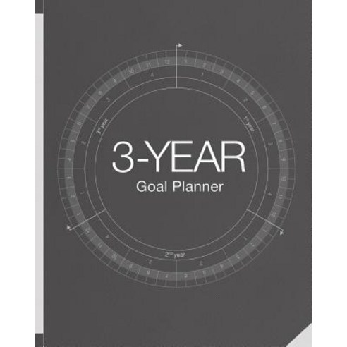 3-Year Goal Planner Paperback, Blurb, English, 9781364082642