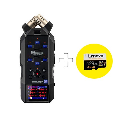 줌 H6 에센셜 6트랙 핸디 레코더 128GB 포함 ZOOM H6 essential
