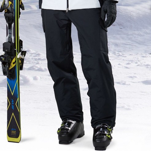 푸조 남자 여자 스키 보드 스키복 보드복 바지 팬츠 블랙 911-1