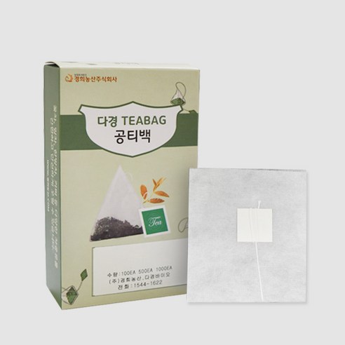 다경TEABAG 다경공티백, 100개, 9-3번공태그부직포