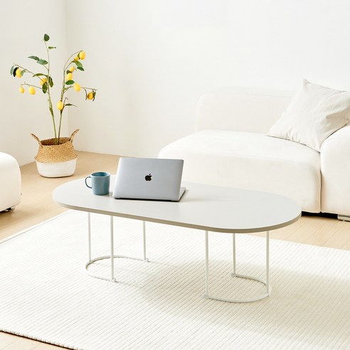 조립식 라떼 좌식 좌탁 거실테이블 쇼파테이블 W 1180mm x D 580mm x H 345mm, 라이트그레이