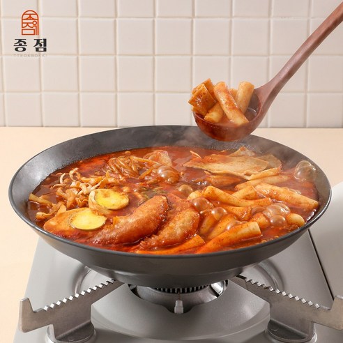 [종점] 신당동 종점떡볶이 밀키트 3인분 1500g 신당동떡볶이 즉석떡볶이 국물떡볶이, 보통맛, 1개