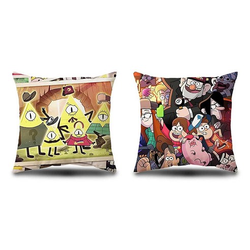 U-CHYTY 만화 외계인 부드러운 베개 커버 a+ 토이 스토리 장식 사각 장식용 쿠션 케이스 세트 키티 소파 베드 자동차-7 328394, 스티치