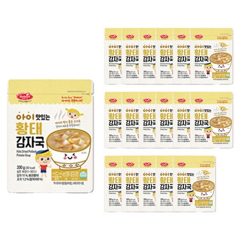 베베스트 아이 맛있는 아이국, 200g, 18개, 황태감자국