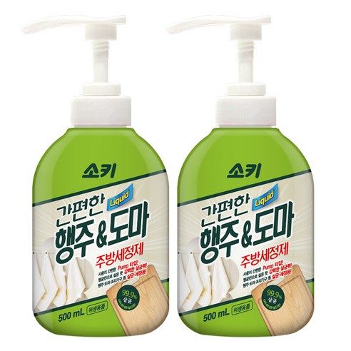 소키 간편한 행주도마 주방세정제 500ml x 2개