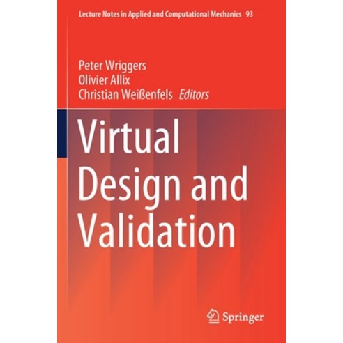 Virtual Design and Validation Paperback, Springer, English, 9783030381585