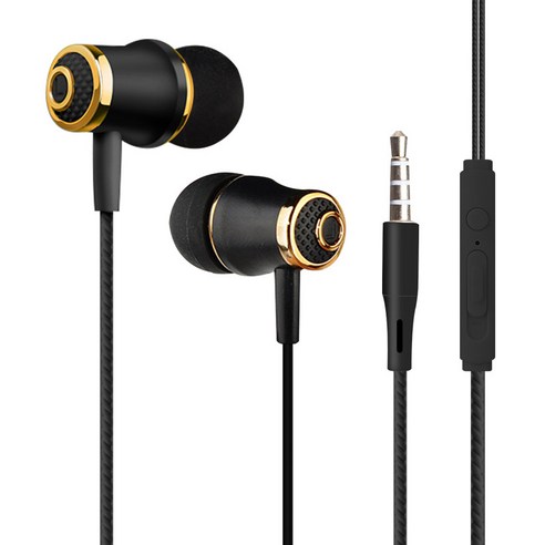 우석 S36 유선 이어폰 이어폰을 꽂습니다 MP3 게임 이어폰 밴드 맥뮤직 이어폰, S65 맥튜닉 블랙입니다, 규격 없음