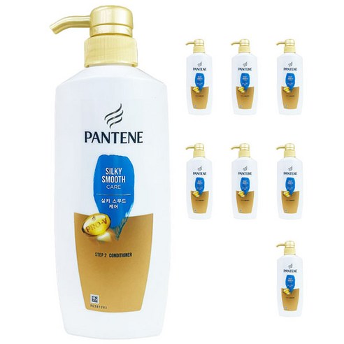 팬틴 실키 스무드 케어 컨디셔닝 린스, 500ml, 8개