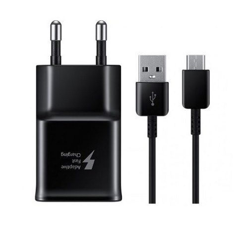 삼성전자  삼성전자 USB C타입 급속 여행용 핸드폰충전기 EP-TA20, 블랙, 1개