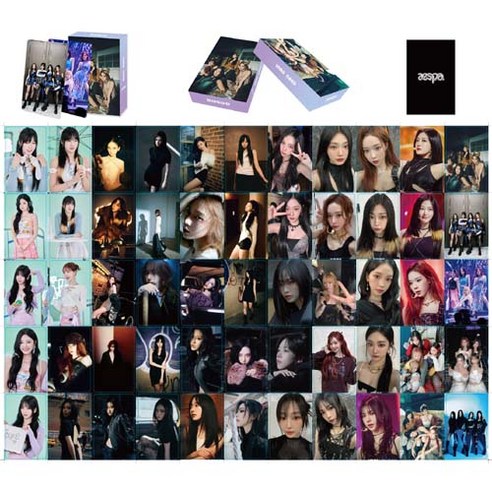 에스파 포카 포토카드 시즌그리팅 2025 1박스(55장) 외 18종, 07.[무광] DRAMA