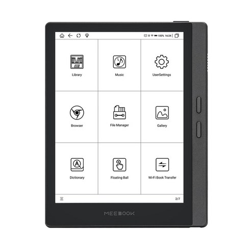 이북리더기 Meebook M7 Ereader 3GB RAM 및 물리적 페이지 버튼 포함 6.8 인치 300 PPI Andorid 11 OS 신, 01 만 전자 책 리더, 01 grey body