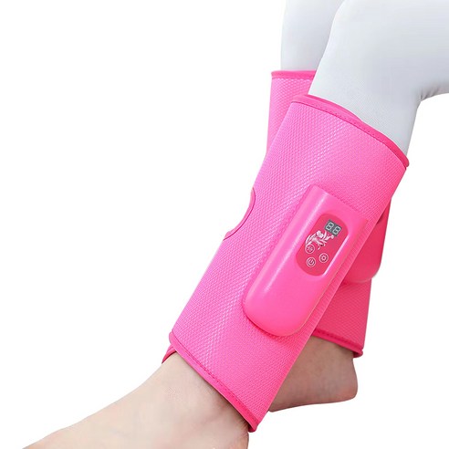 무선 공기압의 3단 온찜질 조절이 가능한 손발유니버설 안마기, 핑크색, 기압 진동 가열